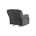 Fauteuil berçant inclinable contemporain, ardoise