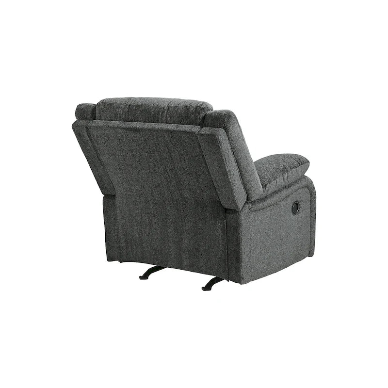 Fauteuil berçant inclinable contemporain, ardoise
