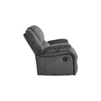 Fauteuil berçant inclinable contemporain, ardoise