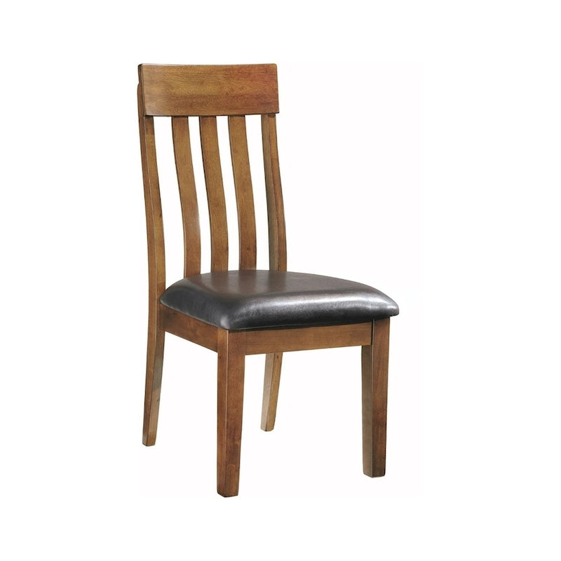 Chaise de salle à manger Ralene - Lot de 2 - Marron moyen - 19,5 L x 22,63 P x 40,25 H
