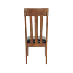Chaise de salle à manger Ralene - Lot de 2 - Marron moyen - 19,5 L x 22,63 P x 40,25 H