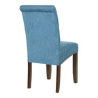 Chaise Eco Parsons en similicuir clouté