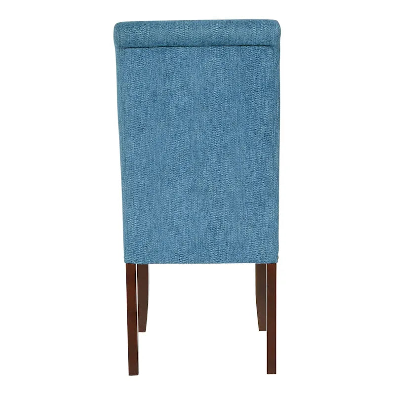 Chaise Eco Parsons en similicuir clouté