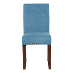 Chaise Eco Parsons en similicuir clouté