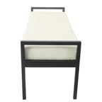 Banc moderne en métal
