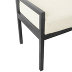 Banc moderne en métal