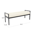 Banc moderne en métal
