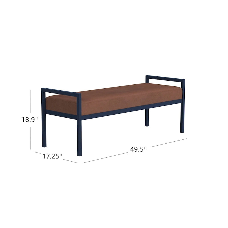Banc moderne en métal