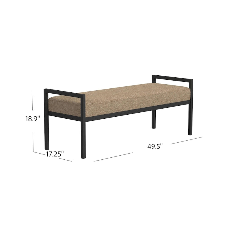 Banc moderne en métal