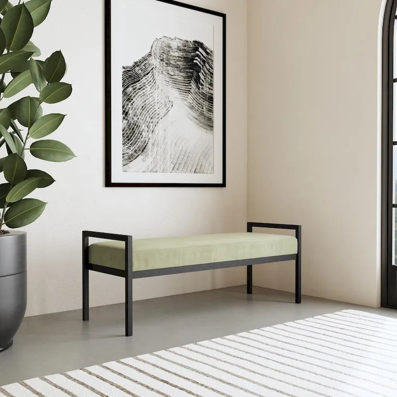 Banc moderne en métal