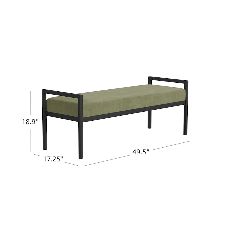 Banc moderne en métal