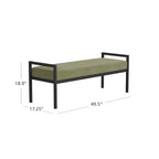Banc moderne en métal