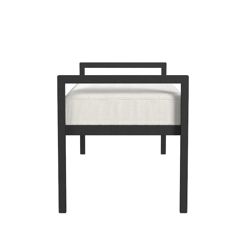 Banc moderne en métal