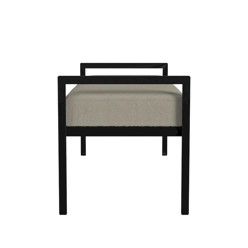 Banc moderne en métal