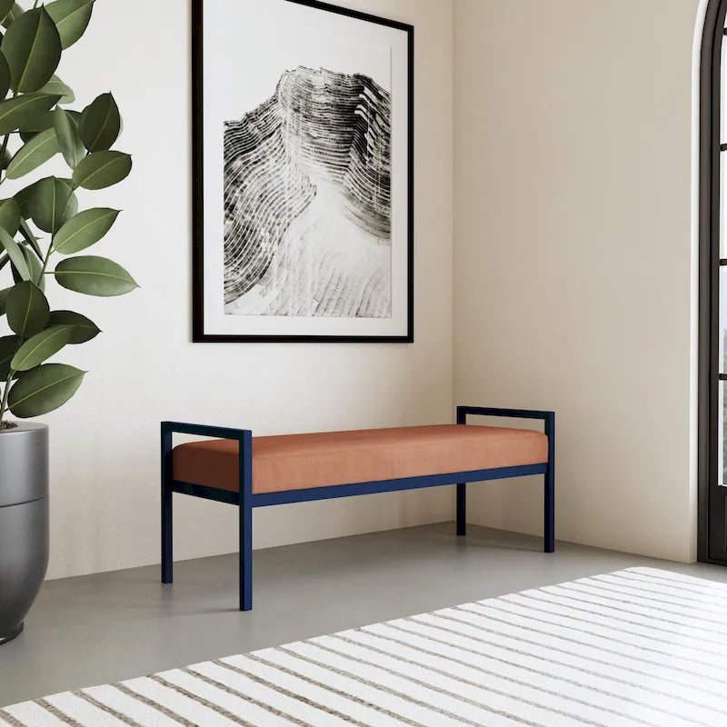 Banc moderne en métal