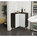 Meuble de rangement d'angle pour petit espace