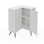 Meuble de rangement d'angle pour petit espace