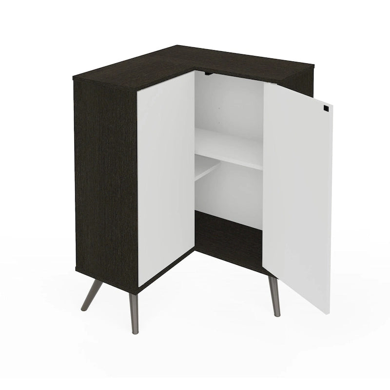 Meuble de rangement d'angle pour petit espace