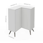 Meuble de rangement d'angle pour petit espace