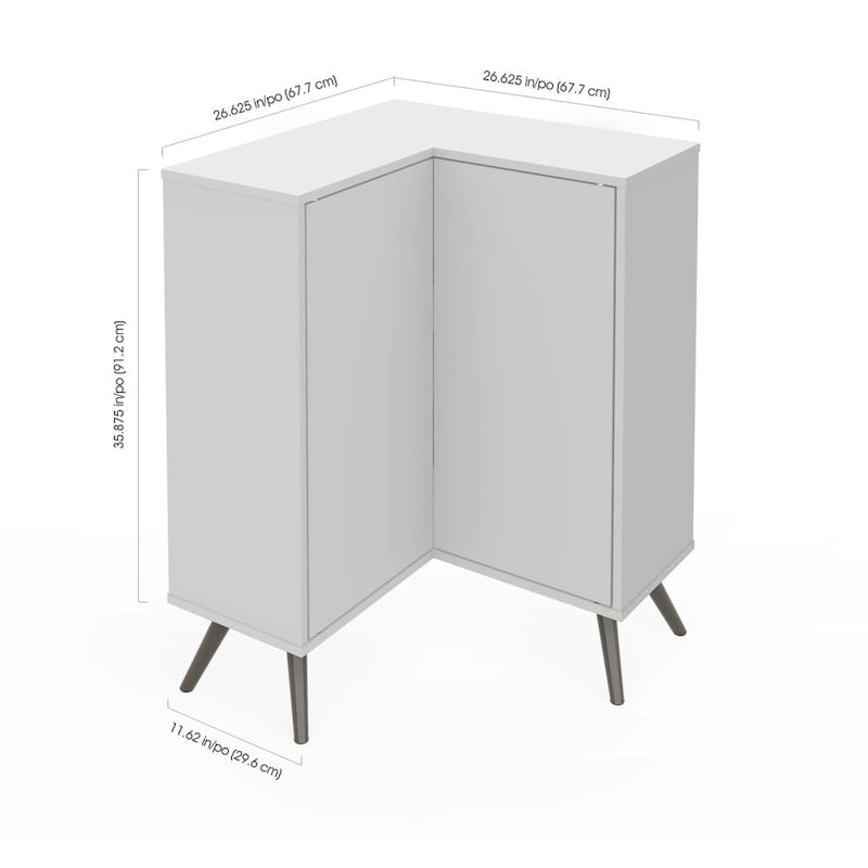 Meuble de rangement d'angle pour petit espace