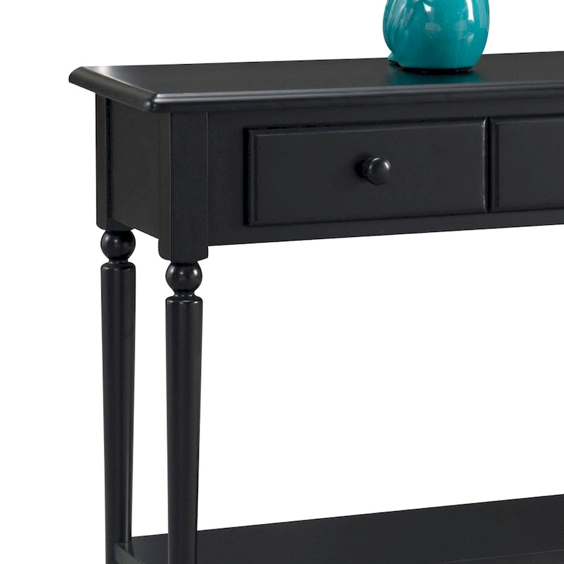 Console étroite de couloir/table de canapé à un tiroir Coastal