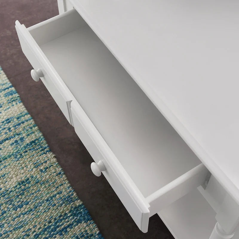 Console étroite de couloir/table de canapé à un tiroir Coastal