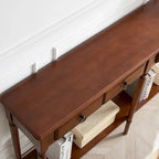 Console étroite de couloir/table de canapé à un tiroir Coastal