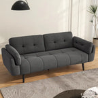 Canapé-lit futon convertible moderne avec dossier réglable