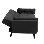 Canapé-lit futon convertible moderne avec dossier réglable