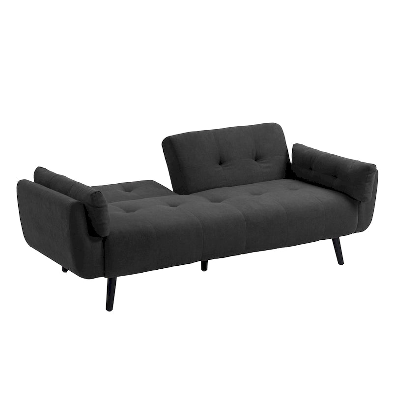Canapé-lit futon convertible moderne avec dossier réglable