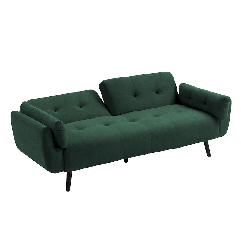 Canapé-lit futon convertible moderne avec dossier réglable