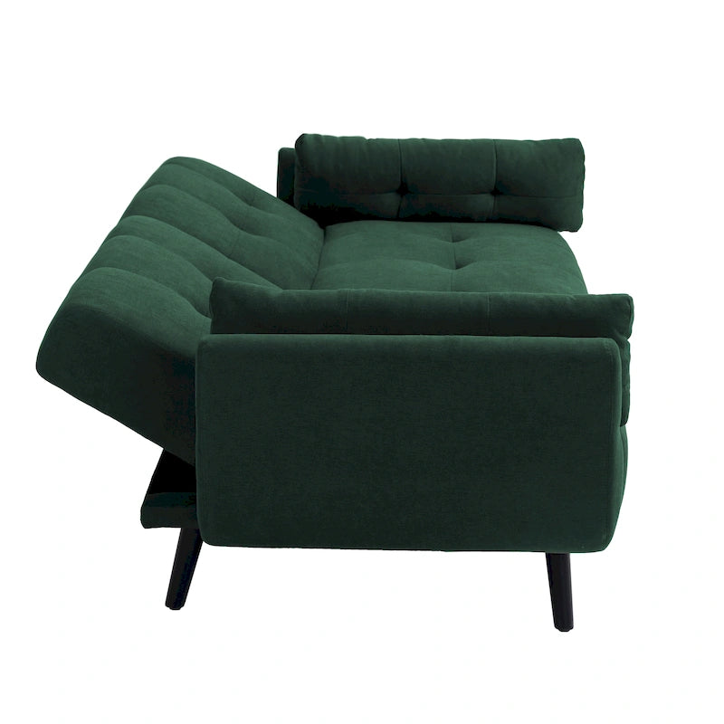 Canapé-lit futon convertible moderne avec dossier réglable