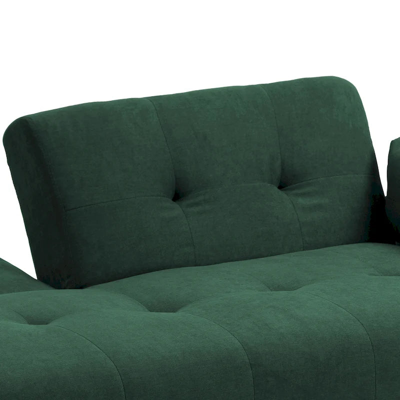 Canapé-lit futon convertible moderne avec dossier réglable