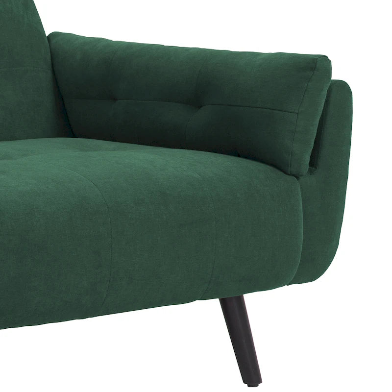 Canapé-lit futon convertible moderne avec dossier réglable