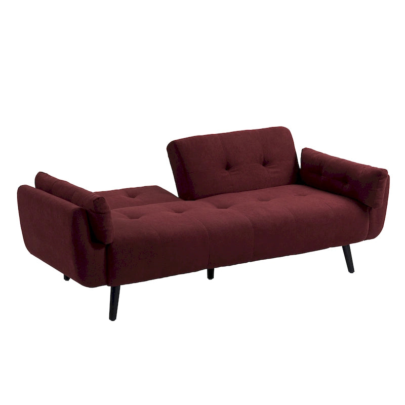 Canapé-lit futon convertible moderne avec dossier réglable