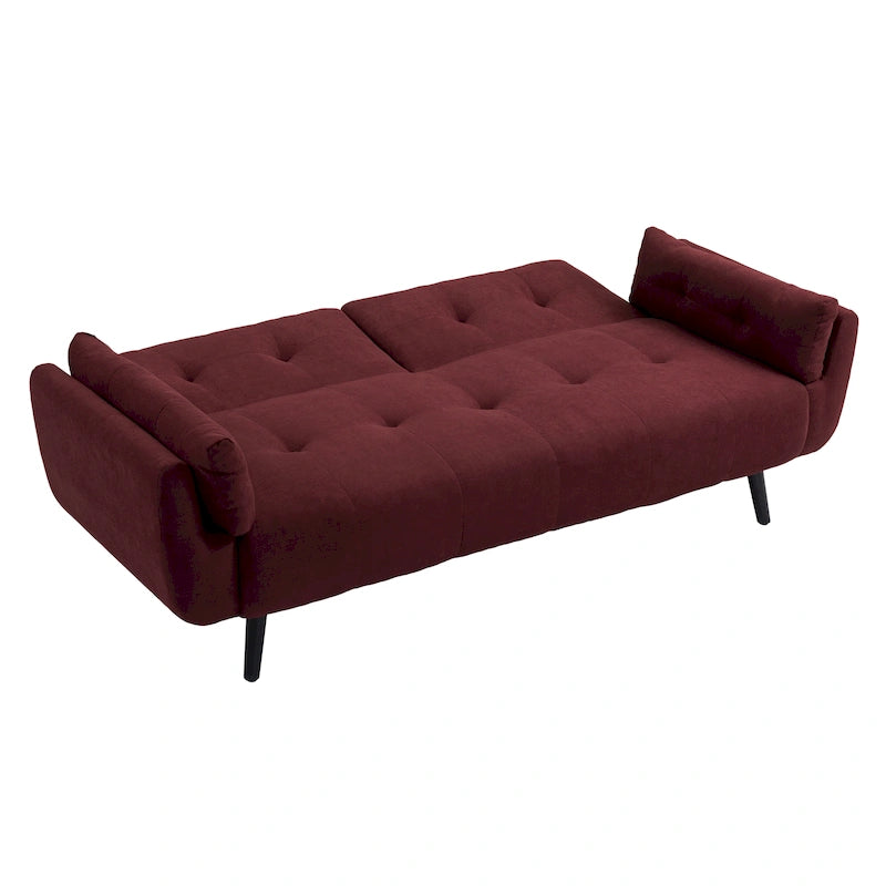 Canapé-lit futon convertible moderne avec dossier réglable