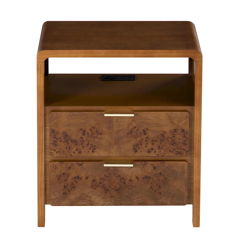 Table de chevet rustique entièrement assemblée, commode d'appoint rétro en bois vieilli, commode à tiroirs, bohème