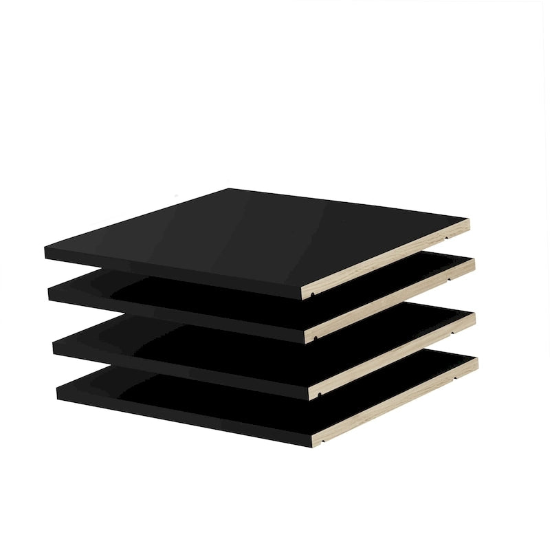 Petites étagères 100 % en bois massif pour armoires de garde-robe familiales