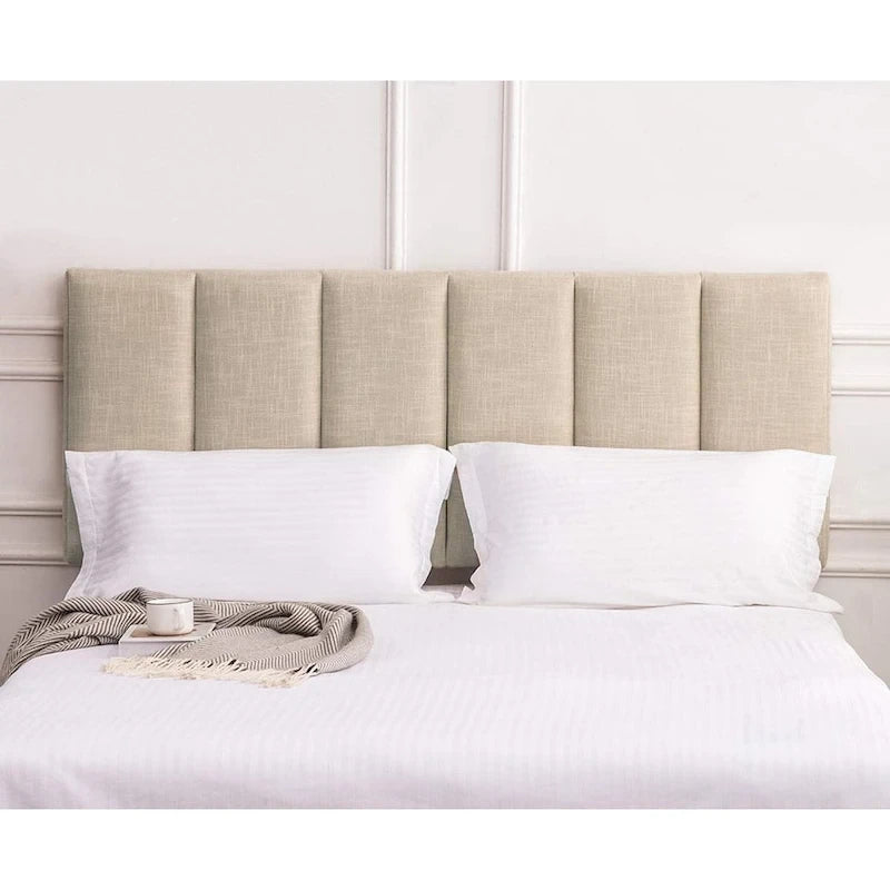 Tête de lit Queen pliable et rembourrée pour lit Queen