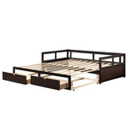 Lit de repos extensible avec deux tiroirs