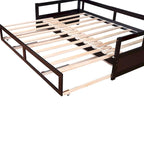 Lit de repos extensible avec deux tiroirs