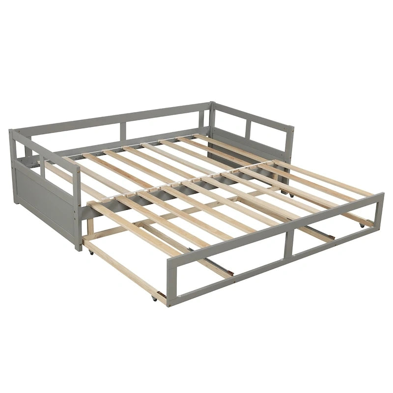 Lit de repos extensible avec deux tiroirs