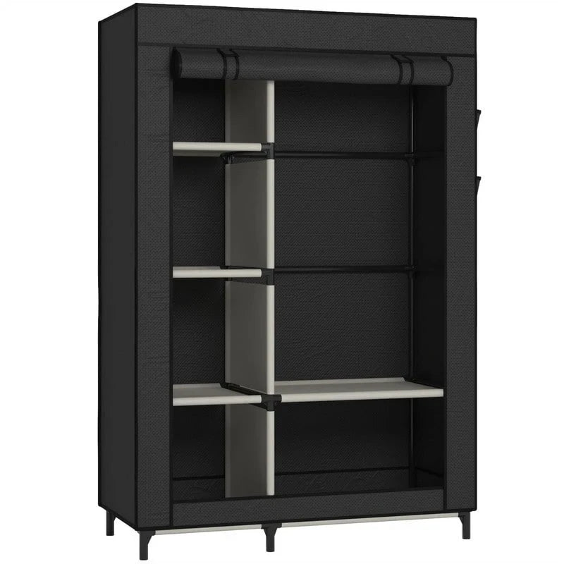 Armoire de rangement portable en tissu