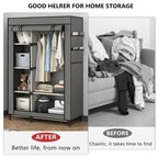 Armoire de rangement portable en tissu