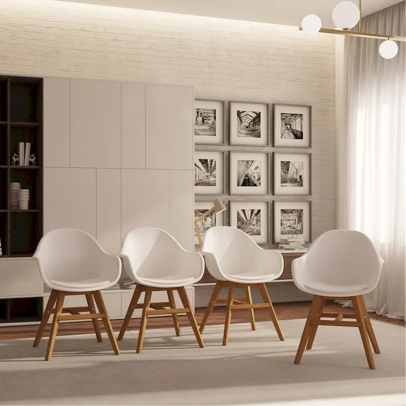 Ensemble de salle à manger intérieur en bois certifié FSC
