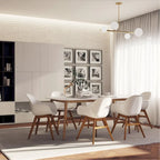 Ensemble de salle à manger intérieur en bois certifié FSC