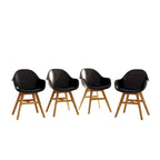 Ensemble de salle à manger intérieur en bois certifié FSC