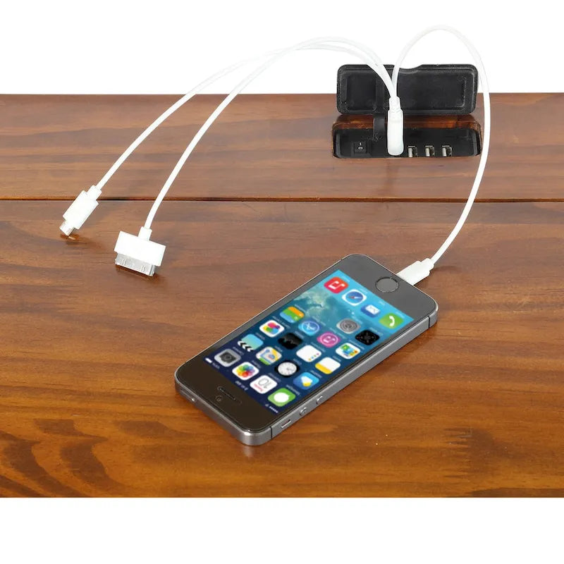 Bureau pliant moderne avec 4 ports USB