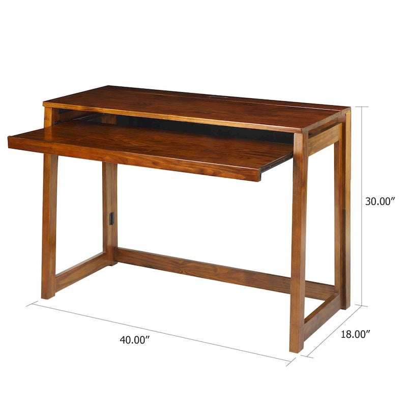 Bureau pliant moderne avec 4 ports USB