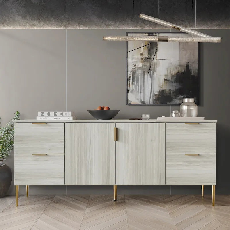 Buffet moderne aux lignes épurées